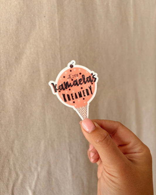 Pink Cone || Sticker